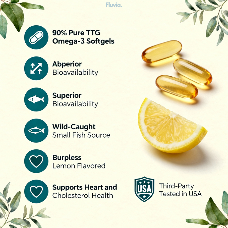 Supreme Omega-3 Fish Oil Softgels w/Ultra High EPA & DHA