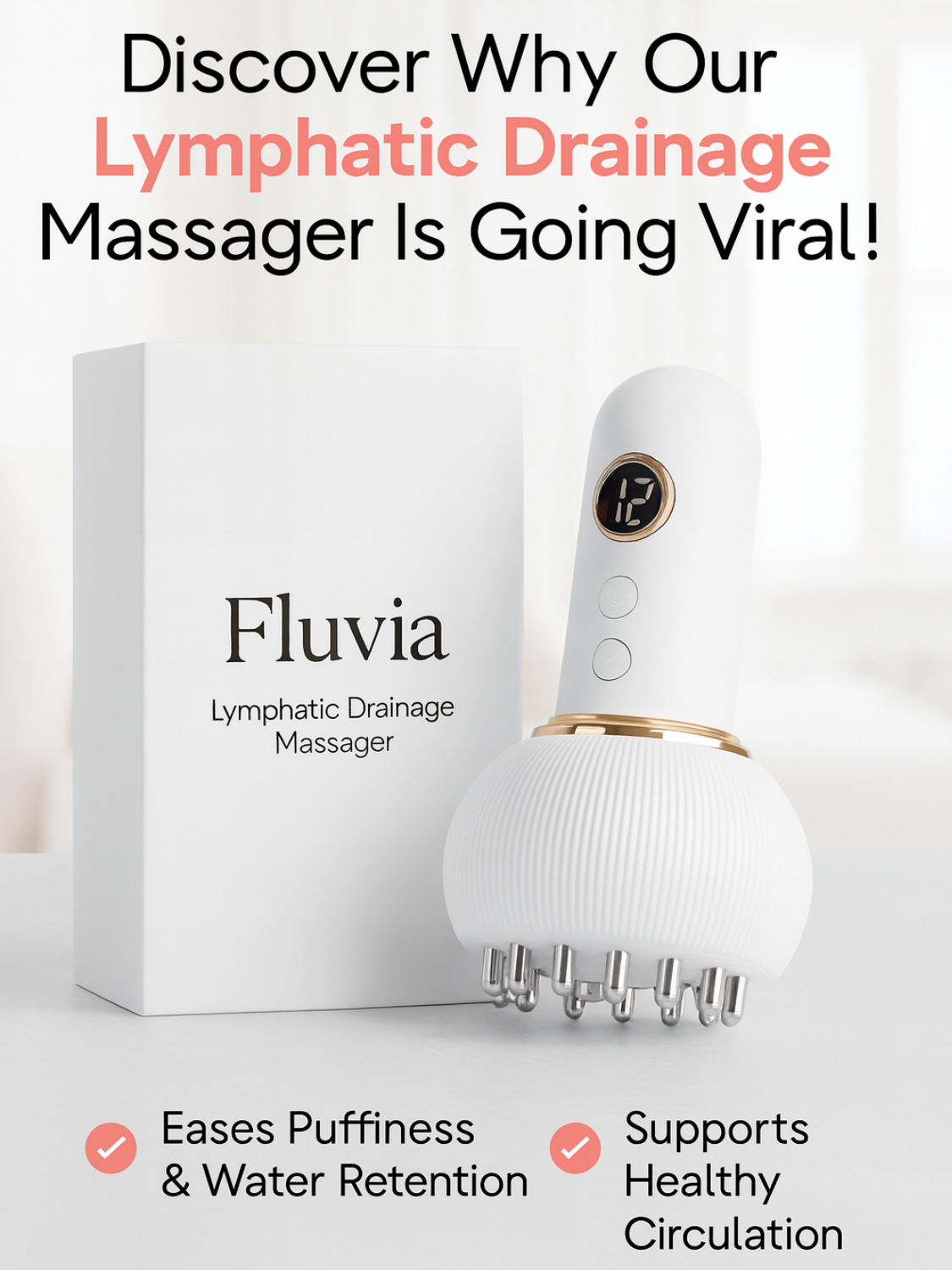 Fluvia™ Heated Lymphatic Drainage Massager